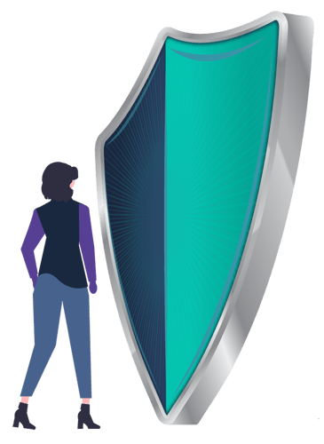 Woman & Shield